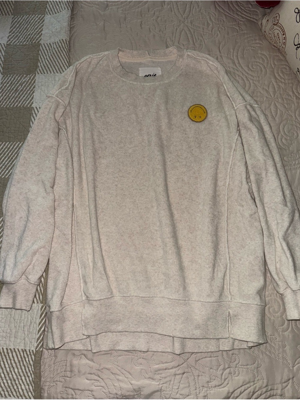 Aerie Oversized Smiley Sweatshirt
